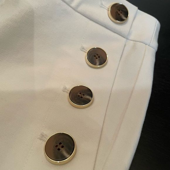 Derek Lam 10 Crosby Kelis Straight Leg Sailor Pant Soft White - Picture 8 of 11